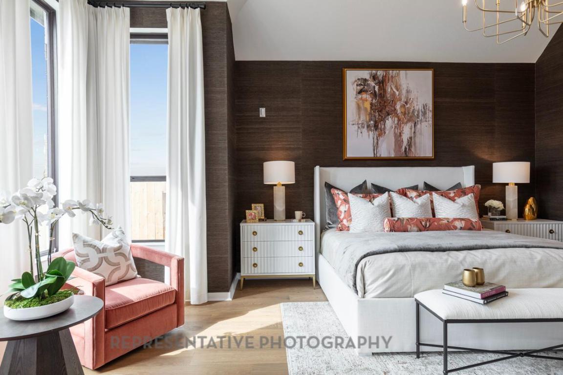 205 Leaning Rock Ridge Austin, TX 78737 - Photo 8 of 40 a bedroom with a bed and furniture