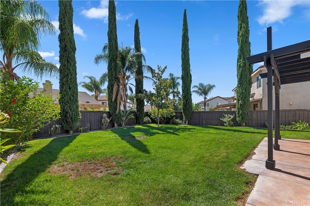 13527 Jasper Loop Eastvale, CA 92880 - Photo 34 of 37 a view of a backyard with palm trees