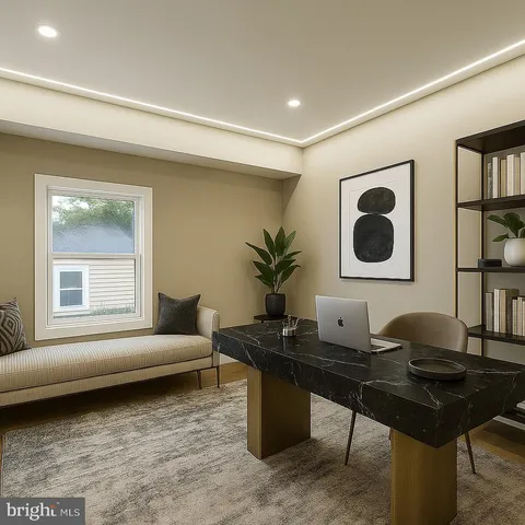 a living room with a couch and a flat screen tv