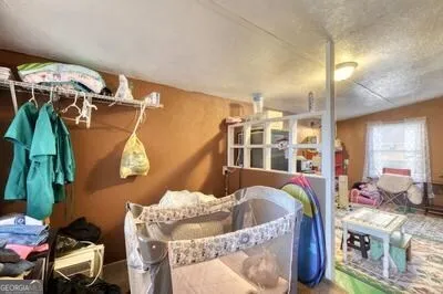 a view of storage and utility room