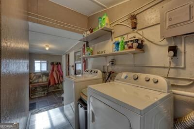 39 Shady Crk Ridge Marble, NC 28905 - Photo 32 of 64 a utility room with dryer and washer