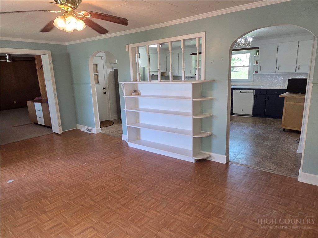 145 Black Oak Ridge Road Taylorsville, NC 28681 - Photo 12 of 39 a view of room with window and cabinet