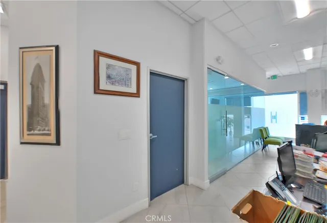 a utility room with cabinets