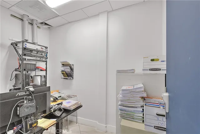 a room with storage and utility