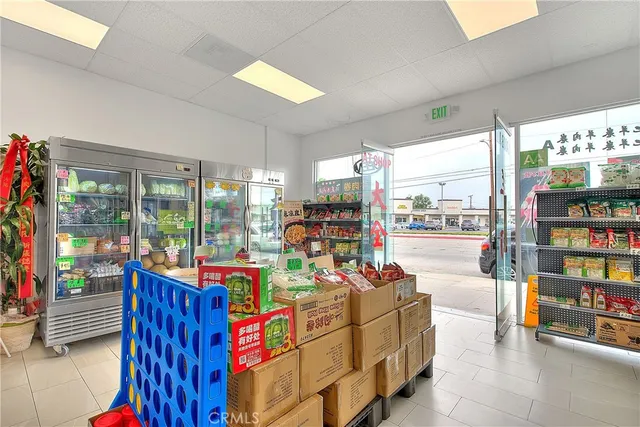 a kitchen with stainless steel appliances lots of counter top space