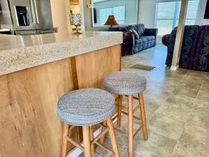 a bathroom with a shower and a toilet