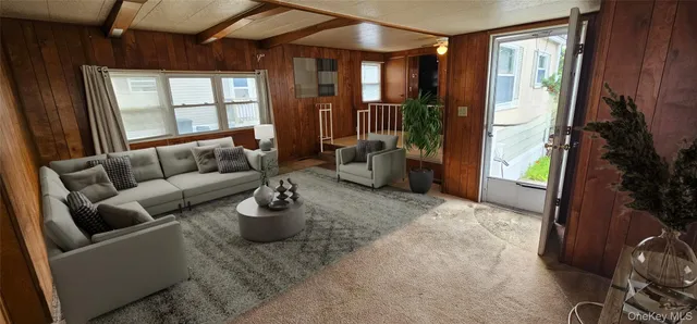 a kitchen with a stove and a microwave