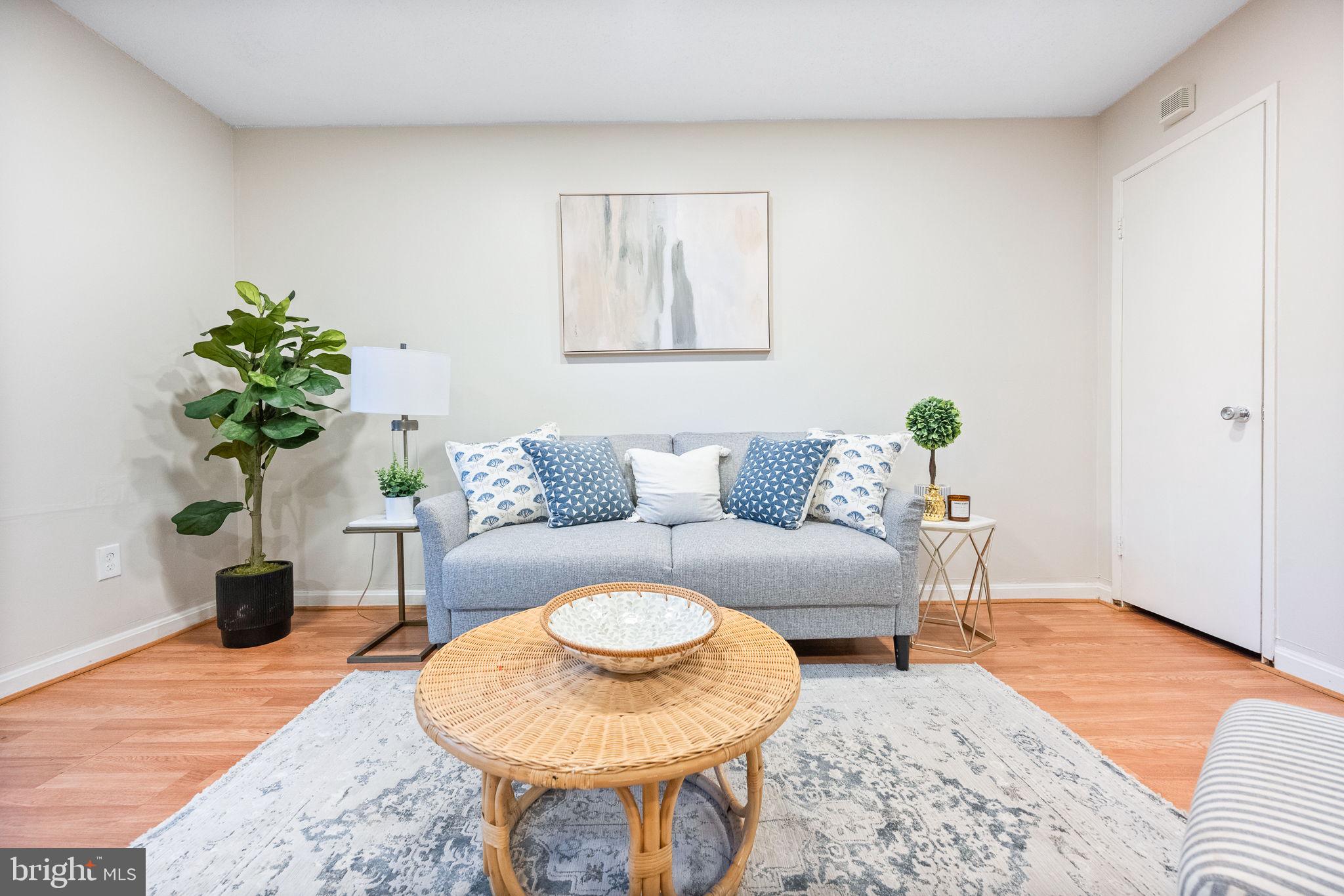 2340 Southgate Square Reston, VA 20191 - Photo 6 of 33 a living room with furniture and a potted plant