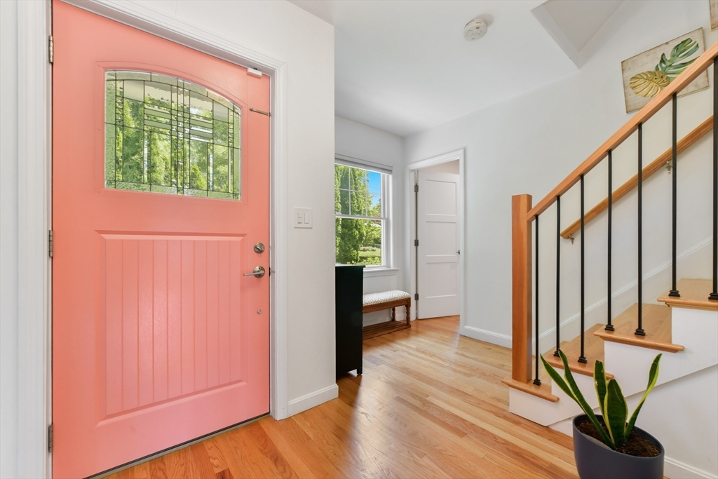 10 Farrow Street Winchester, MA 01890 - Photo 12 of 33 a view of an entryway with wooden floor and door