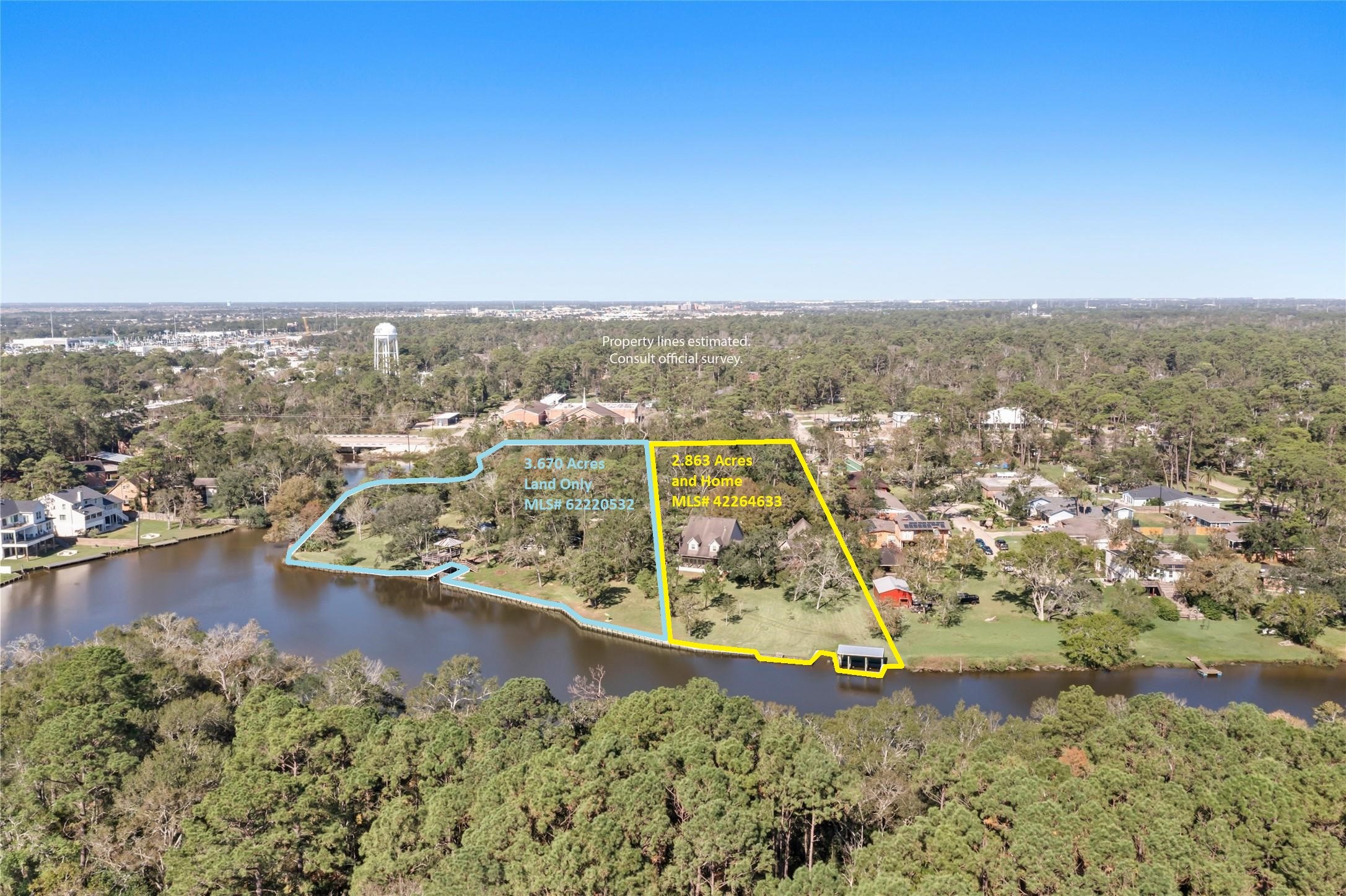 710 FM 517 Road East Dickinson, TX 77539 - Photo 3 of 4 an aerial view of residential houses with outdoor space