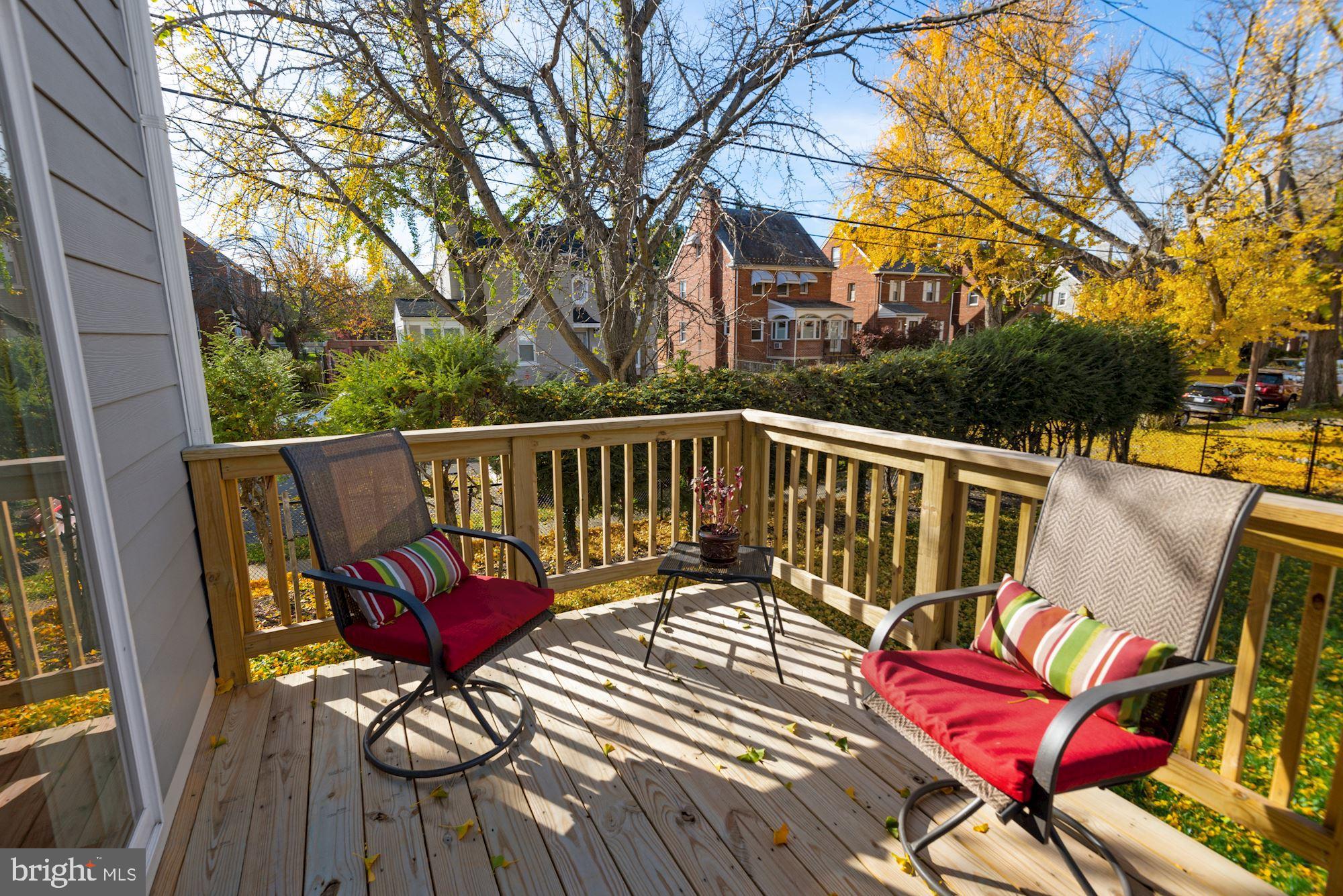 6420 13th Street Northwest Washington, DC 20012 - Photo 38 of 56 NEW DECK OFF OF DINING ROOM