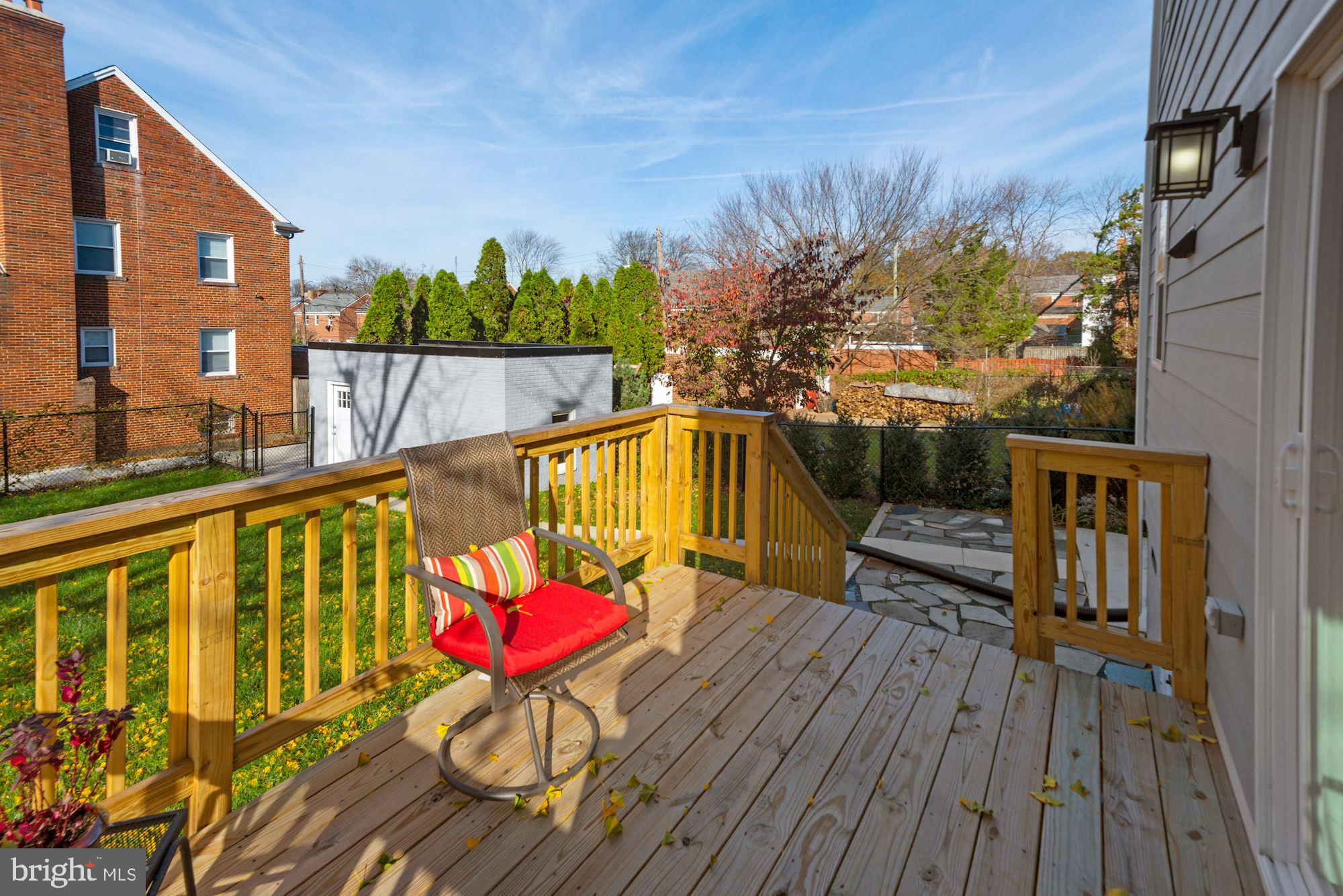 6420 13th Street Northwest Washington, DC 20012 - Photo 39 of 56 ENJOY THE DECK