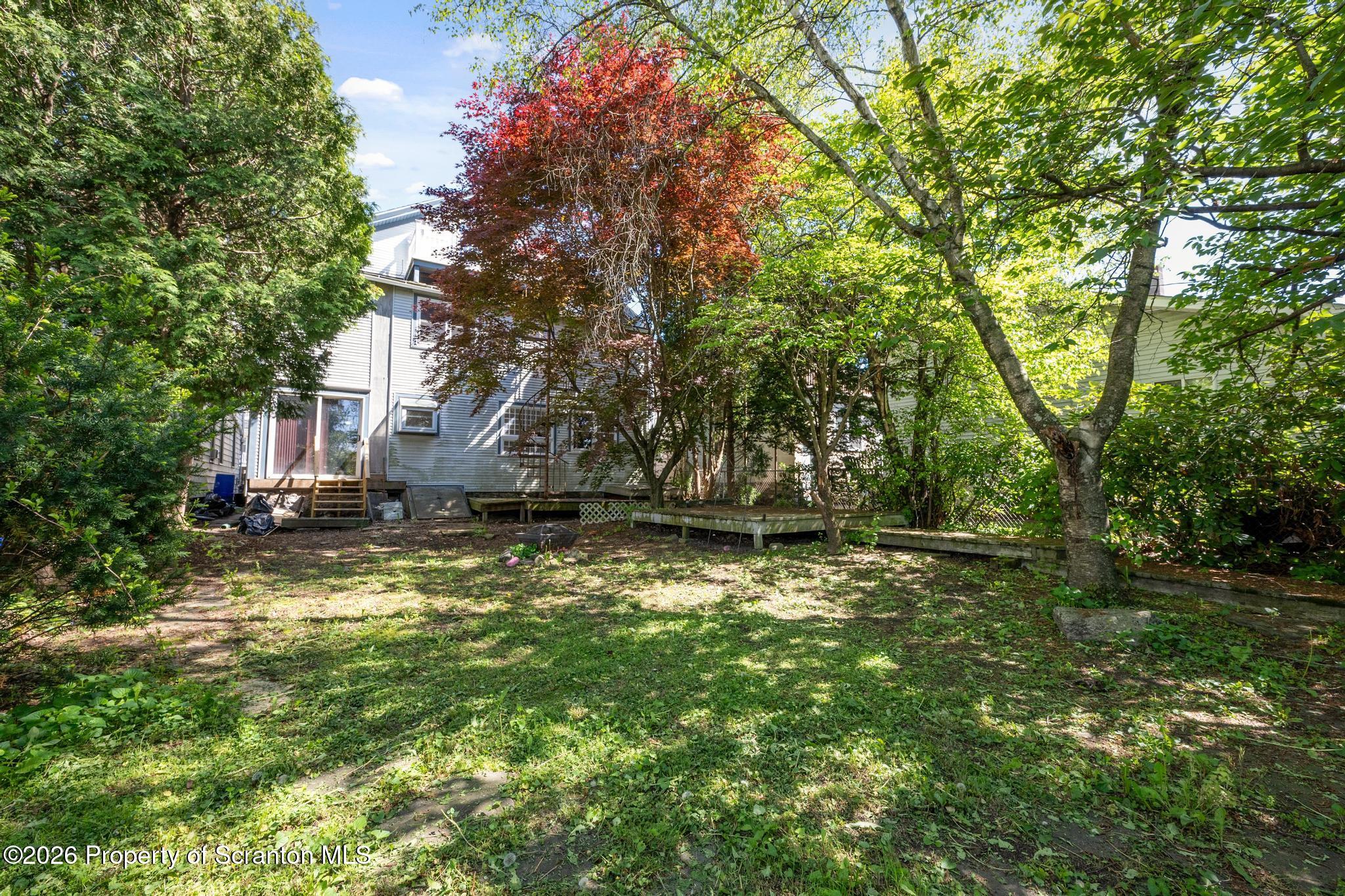 518 Prospect Avenue Scranton, PA 18505 - Photo 12 of 59 a view of backyard with green space