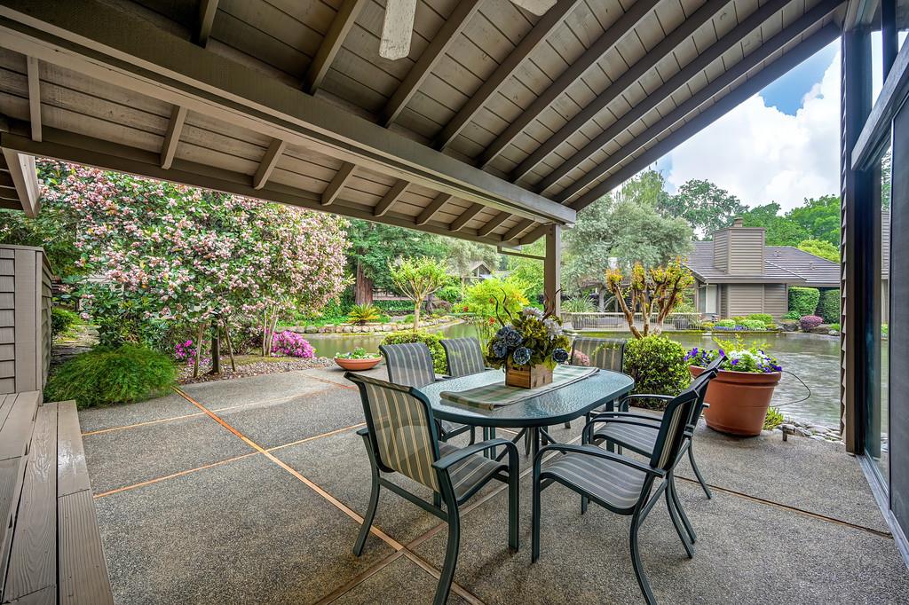 7650 Pineridge Road Fair Oaks, CA 95628 - Photo 36 of 67 Covered back patio next to the lake
