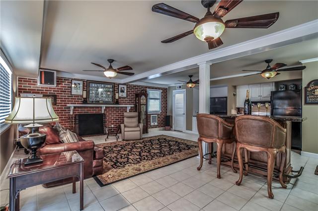 5734 Knob Road Nashville, TN 37209 - Photo 11 of 20 The "Man Cave"...WOW.. is this nice, brick fireplace, small kitchen or bar area for entertaining, full sized bedroom with full bath and great laundry room!