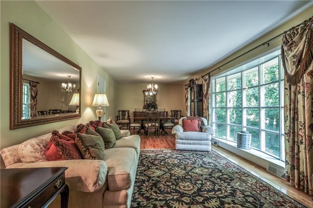 5734 Knob Road Nashville, TN 37209 - Photo 2 of 20 Living Room with large picture window to enjoy the privacy, trees and nature!
