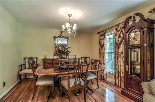 5734 Knob Road Nashville, TN 37209 - Photo 9 of 20 The Formal Dining Room, the kitchen has a huge breakfast room with fireplace but that room could also be an upstairs den if wanted...