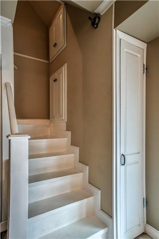 5734 Knob Road Nashville, TN 37209 - Photo 10 of 20 Nice wood steps to downstairs, not your typical basement stairway!