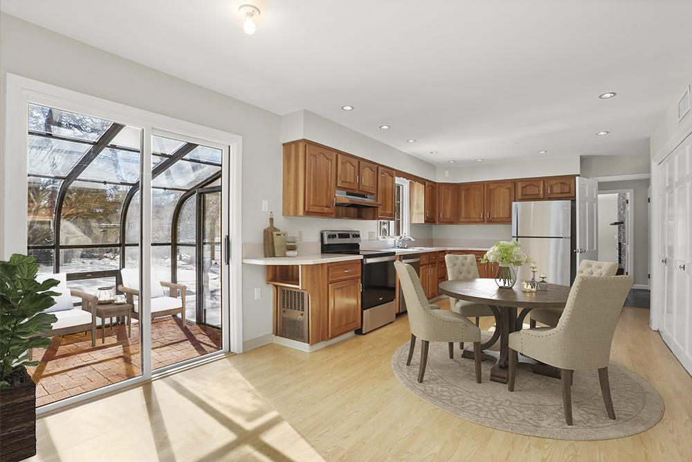 22 Miller Road Darien, CT 06820 - Photo 13 of 33 Virtually staged Eat-In-Kitchen
