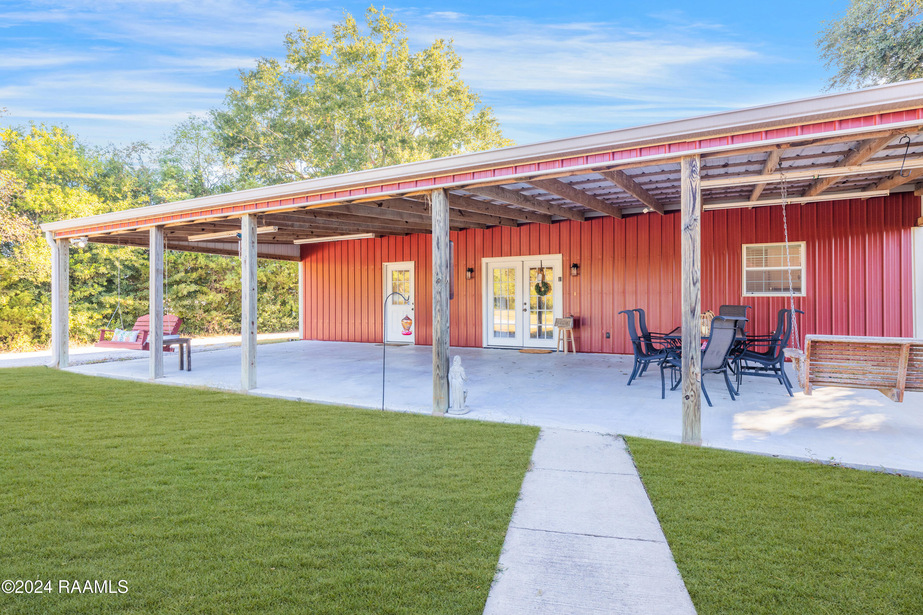 2300 South Fieldspan Road Duson, LA 70529 - Photo 7 of 42 2300 S Fieldspan-Back patio:carport