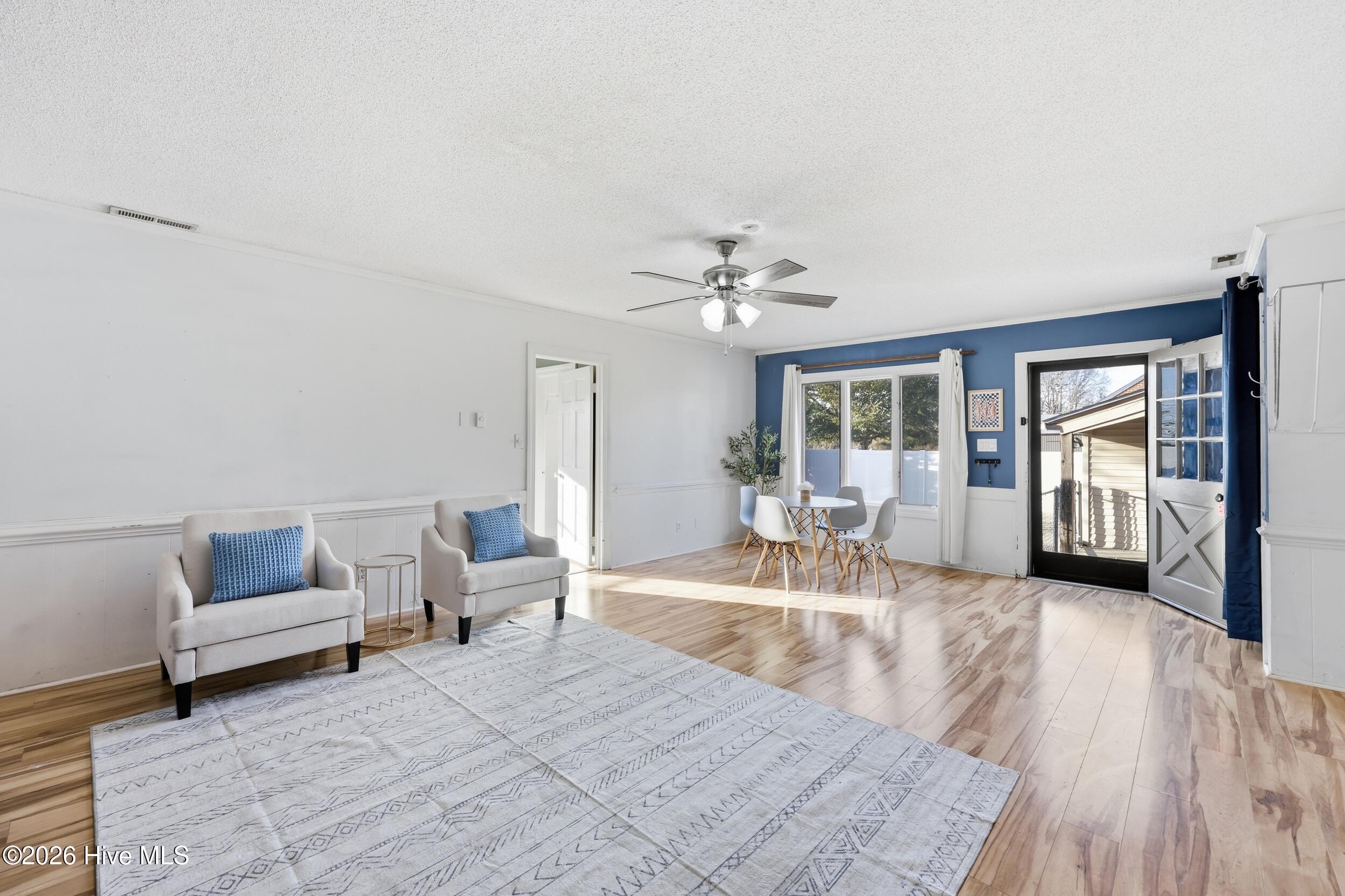 502 South Edenton Rd Street Hertford, NC 27944 - Photo 20 of 38 Wonderful den with dining area, fireplace with built ins