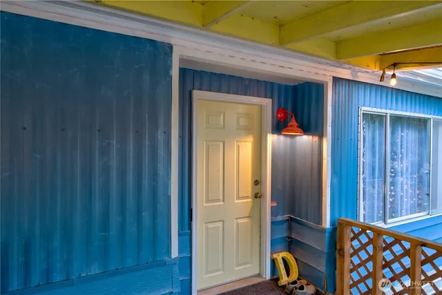 a view of storage and utility room