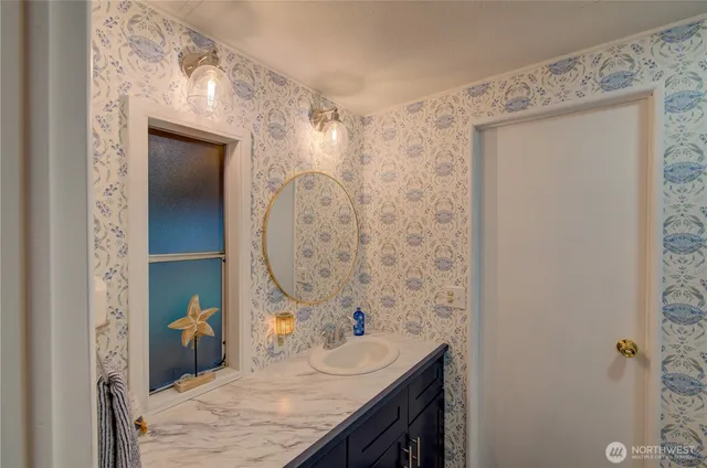 a room with storage and utility