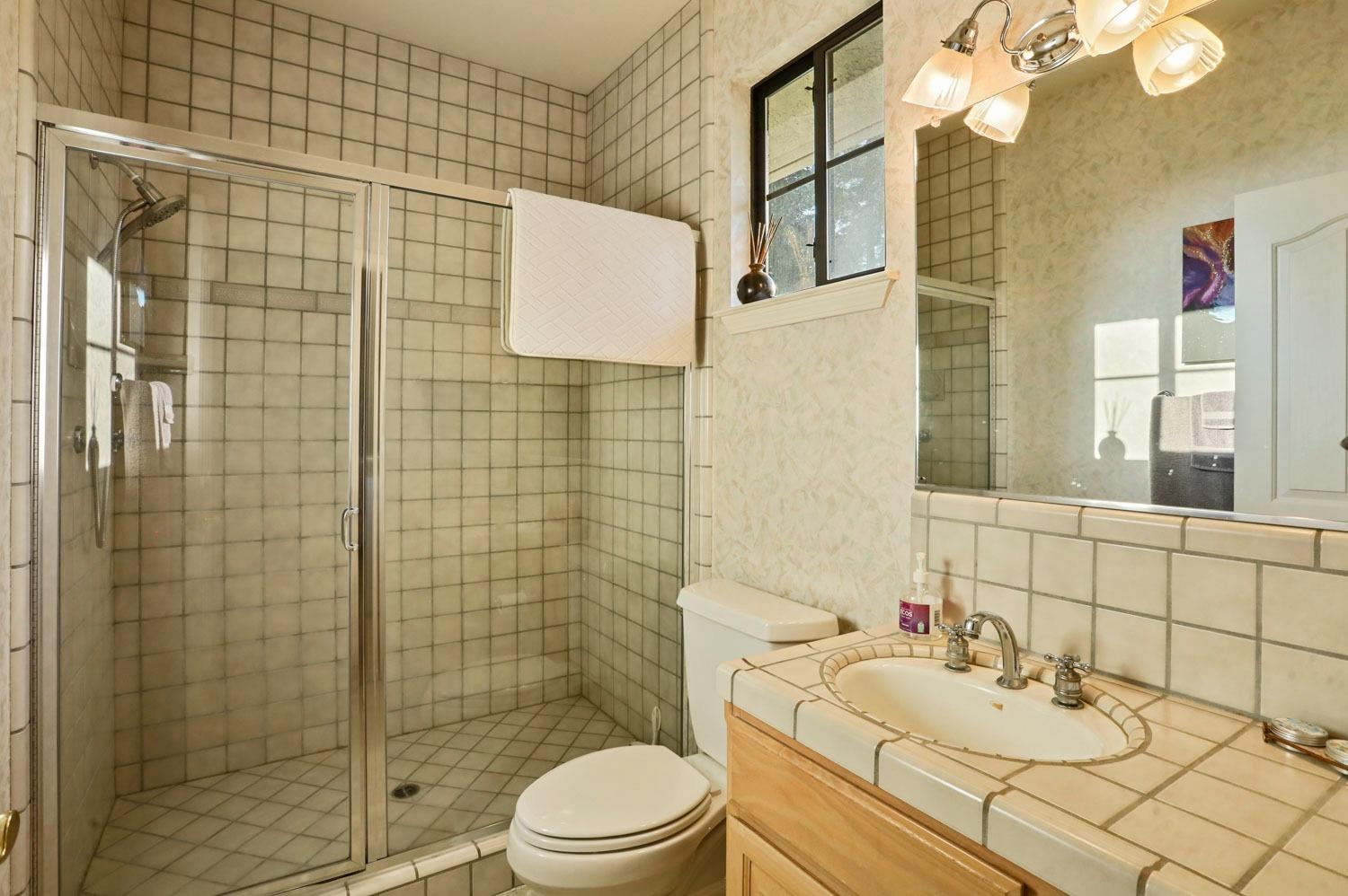 11791 Alpine Road Lodi, CA 95240 - Photo 31 of 74 a bathroom with a sink toilet and shower