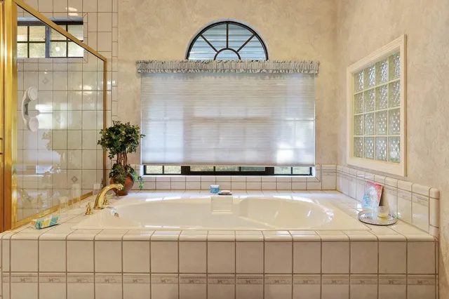 a view of a lake with a ocean view