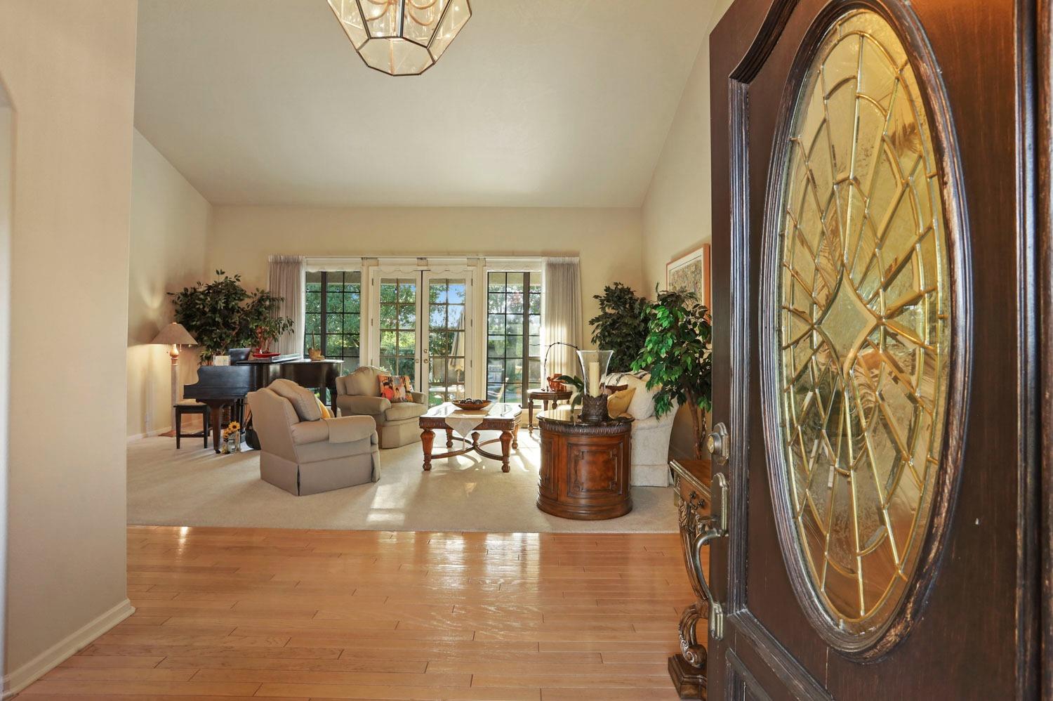 11791 Alpine Road Lodi, CA 95240 - Photo 10 of 74 a living room with fireplace furniture and a potted plant