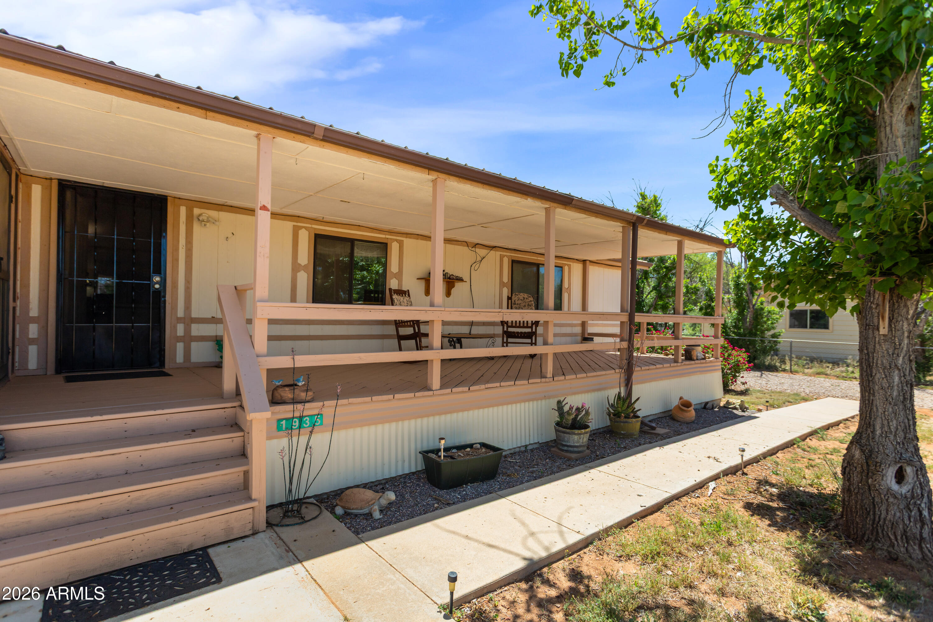 1935 North Tortoise Trail Dragoon, AZ 85609 - Photo 2 of 38 a view of a balcony with chairs