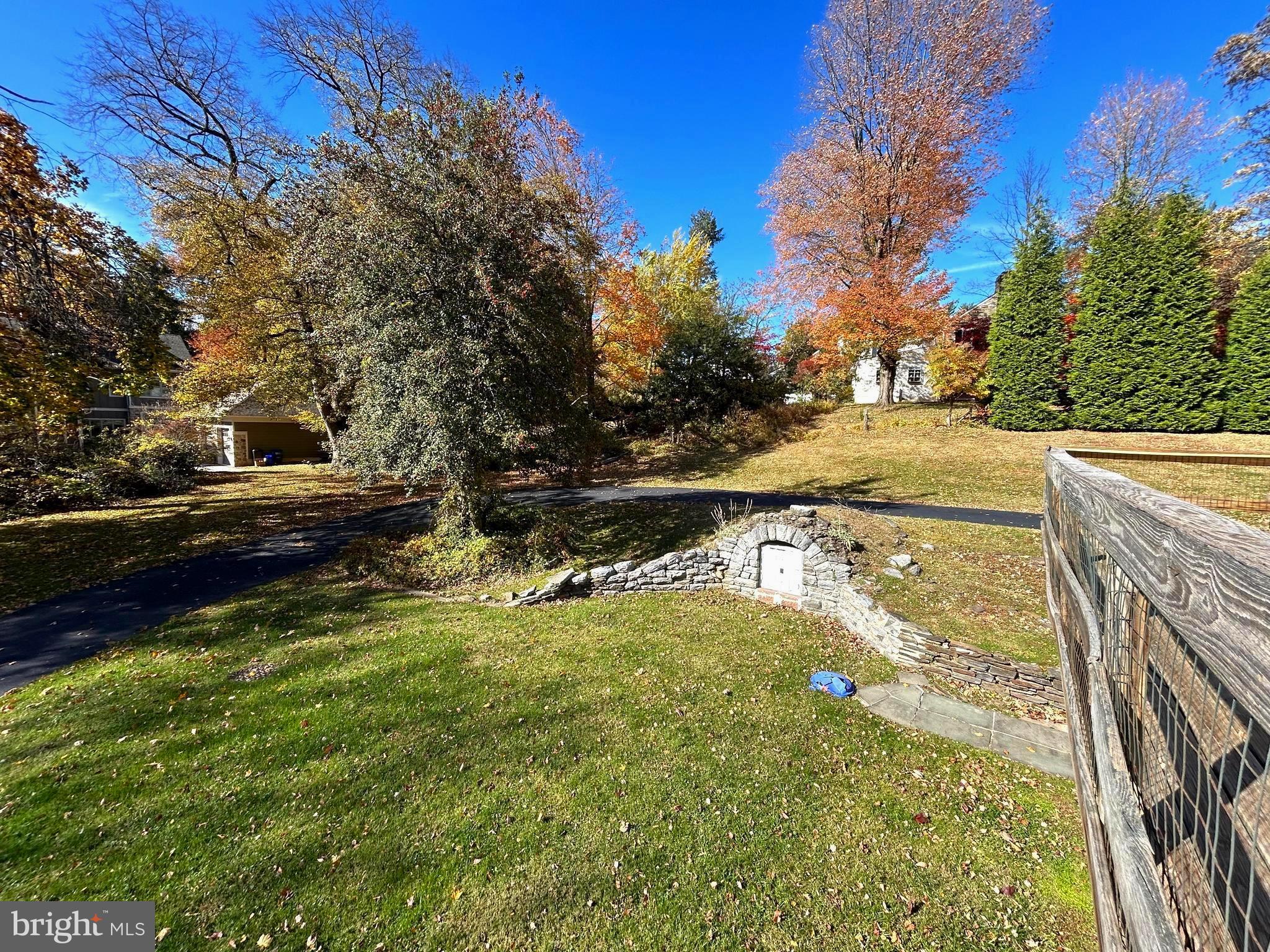 248 Hilldale Road Villanova, PA 19085 - Photo 20 of 21 a view of yard with swimming pool and trees