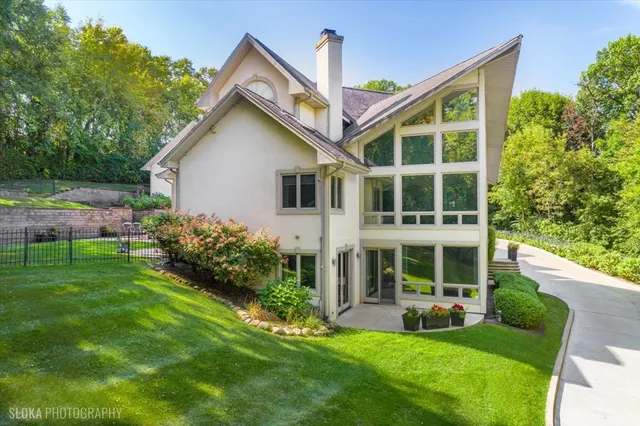 a view of a street with houses