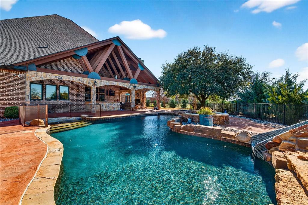 1625 Timber Ridge Trail Cross Roads, TX 76227 - Photo 34 of 40 View of swimming pool featuring a patio area