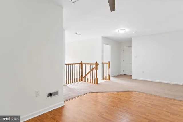 a view of an empty room