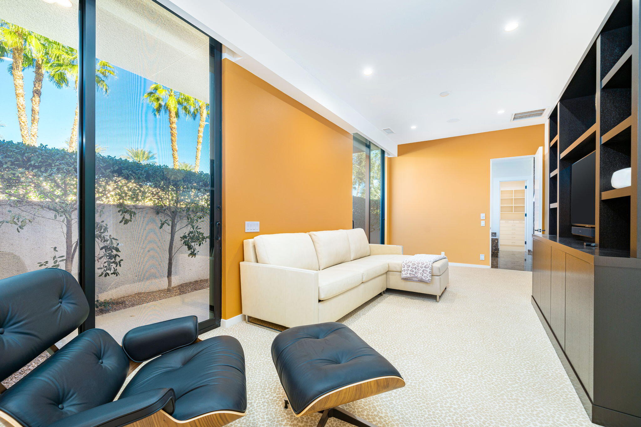 6 Sun Ridge Circle Rancho Mirage, CA 92270 - Photo 39 of 56 a living room with furniture and a large window