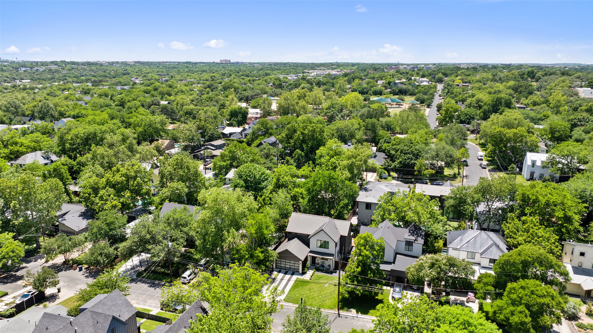 2107 Peach Tree Street Austin, TX 78704 - Photo 36 of 40 Aerial view of residential area