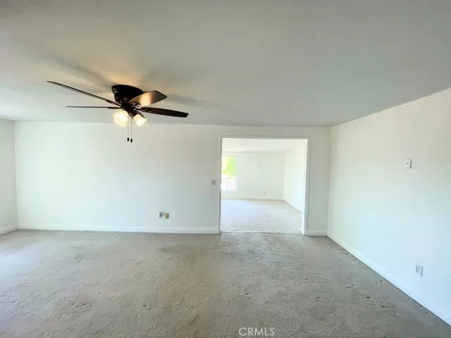a view of a back yard with green space