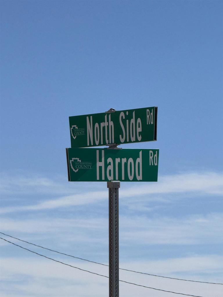 0 Harrod Road Lucerne Valley, CA 92356 - Photo 10 of 15 a street sign on a pole on a street