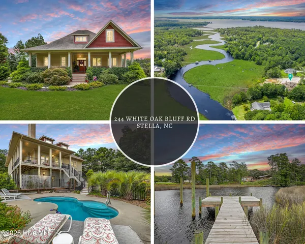 $1,200,000 | 244 White Oak Bluff Road, Stella, NC 28582