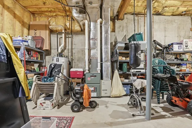 a view of storage and utility room