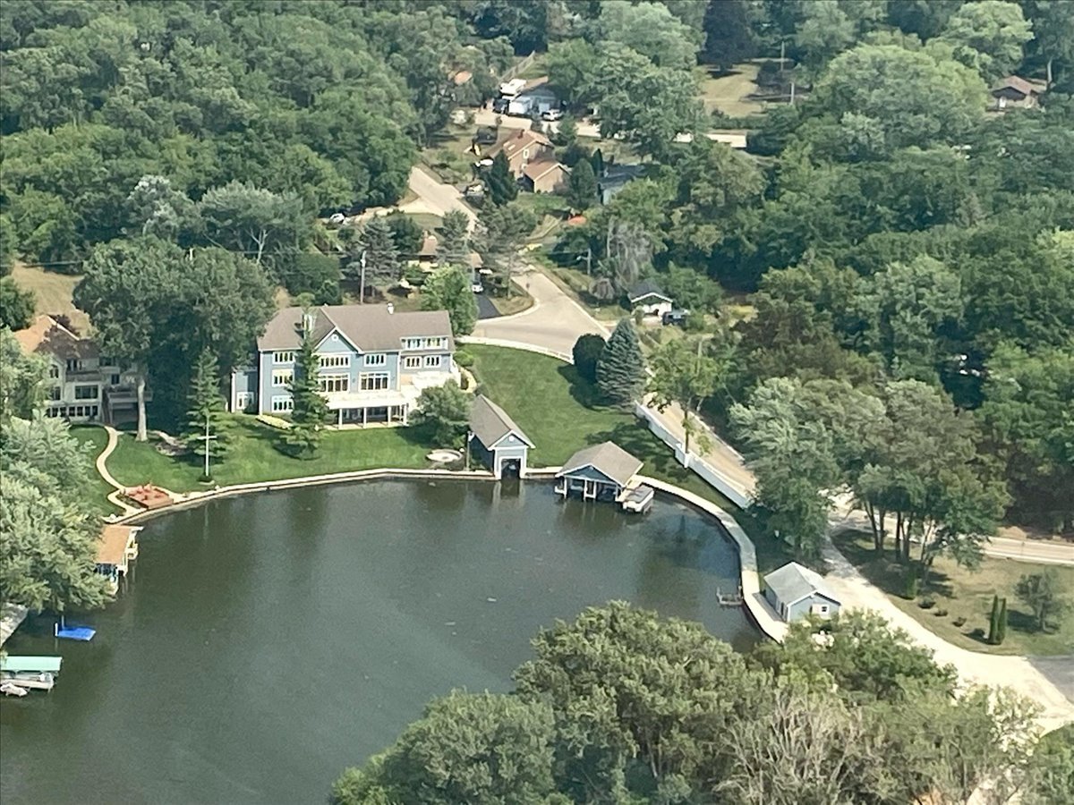 38778 North Ackerman Road Antioch, IL 60002 - Photo 62 of 82 an aerial view of residential houses with outdoor space and trees