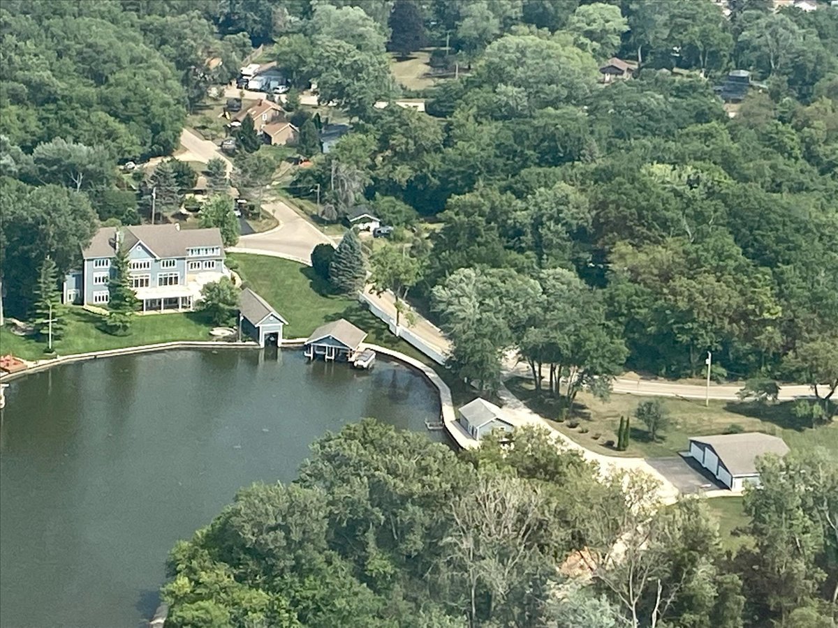 38778 North Ackerman Road Antioch, IL 60002 - Photo 7 of 97 an aerial view of residential house with outdoor space and river