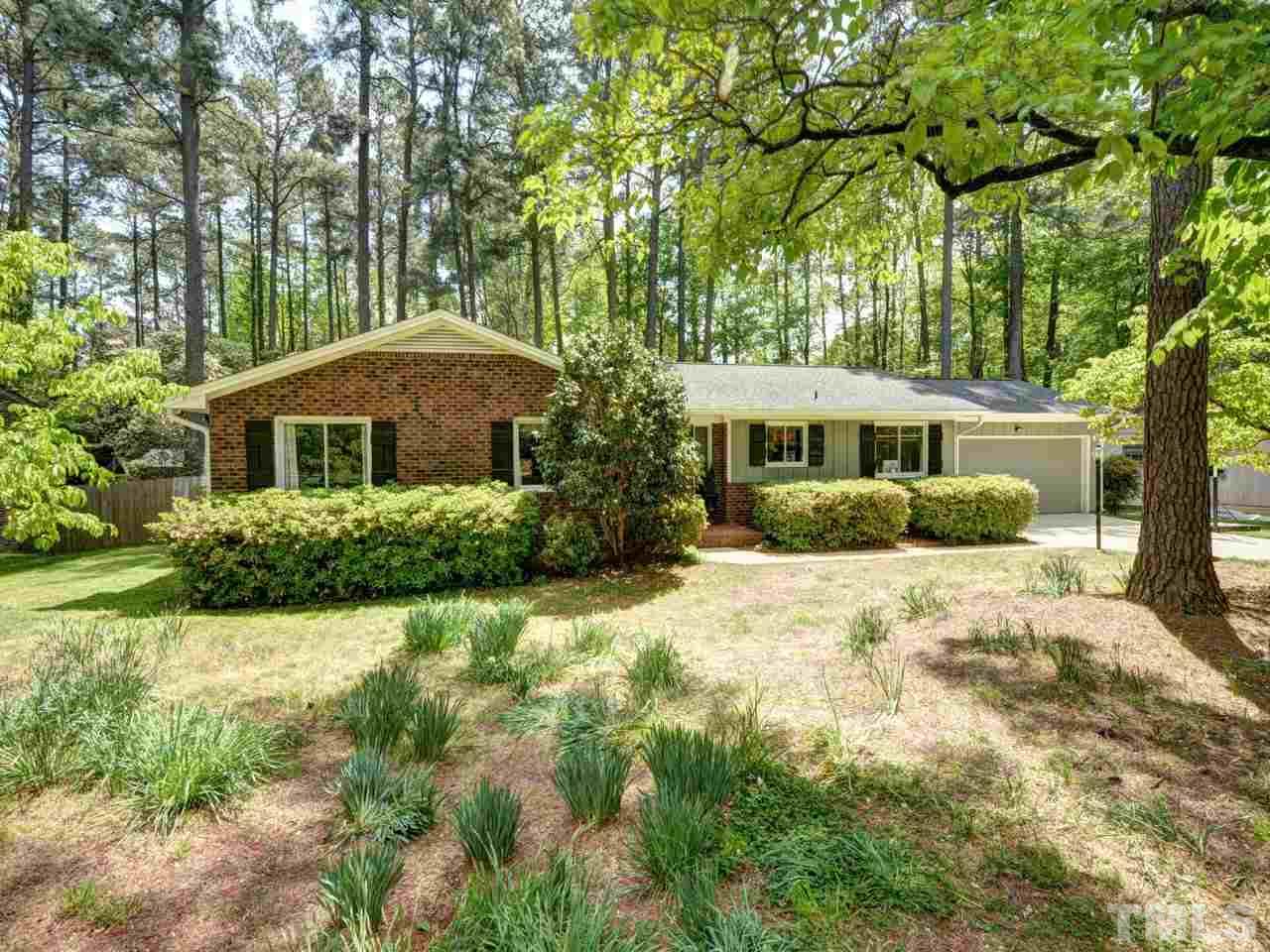1411 Kingston Ridge Road Cary, NC 27511 - Photo 1 of 21 Location Location. Hard to find Brick Front Ranch. 3 Bedroom 2 Bath home with 2 car garage and a stunning private lot.
