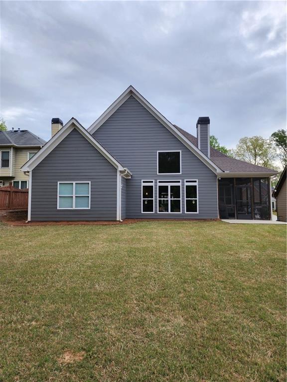 194 Yorkshire Lane Villa Rica, GA 30180 - Photo 19 of 20 a view of a house with a yard