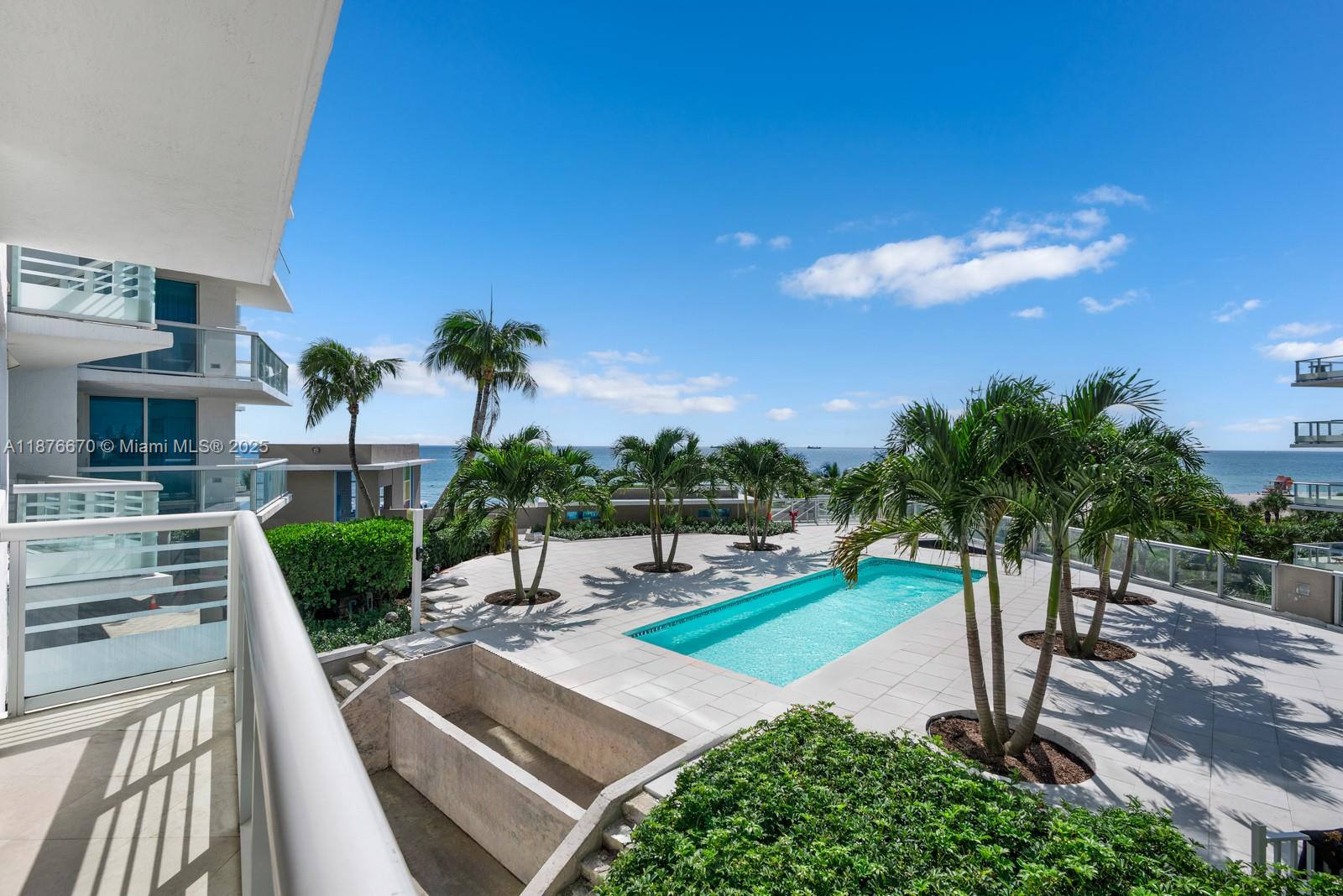 3801 Collins Avenue, Unit 503 Miami Beach, FL 33140 - Photo 25 of 31 a view of a backyard with sitting area