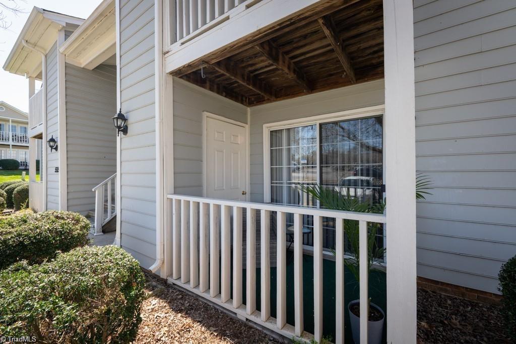5515 Hornaday Road, Unit D Greensboro, NC 27409 - Photo 2 of 12 back porch area