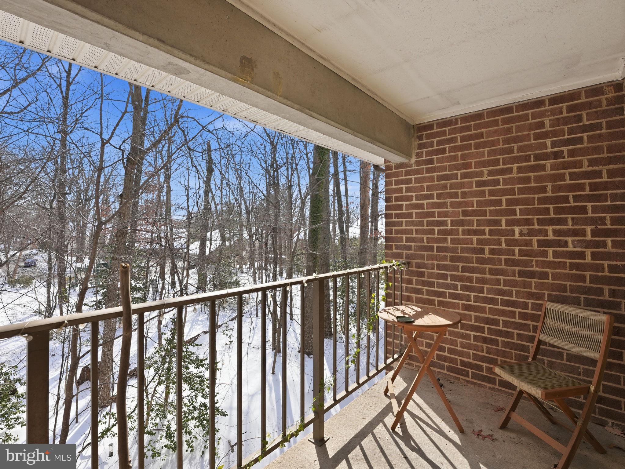 1546 Northgate Square, Unit 21C Reston, VA 20190 - Photo 28 of 33 Balcony