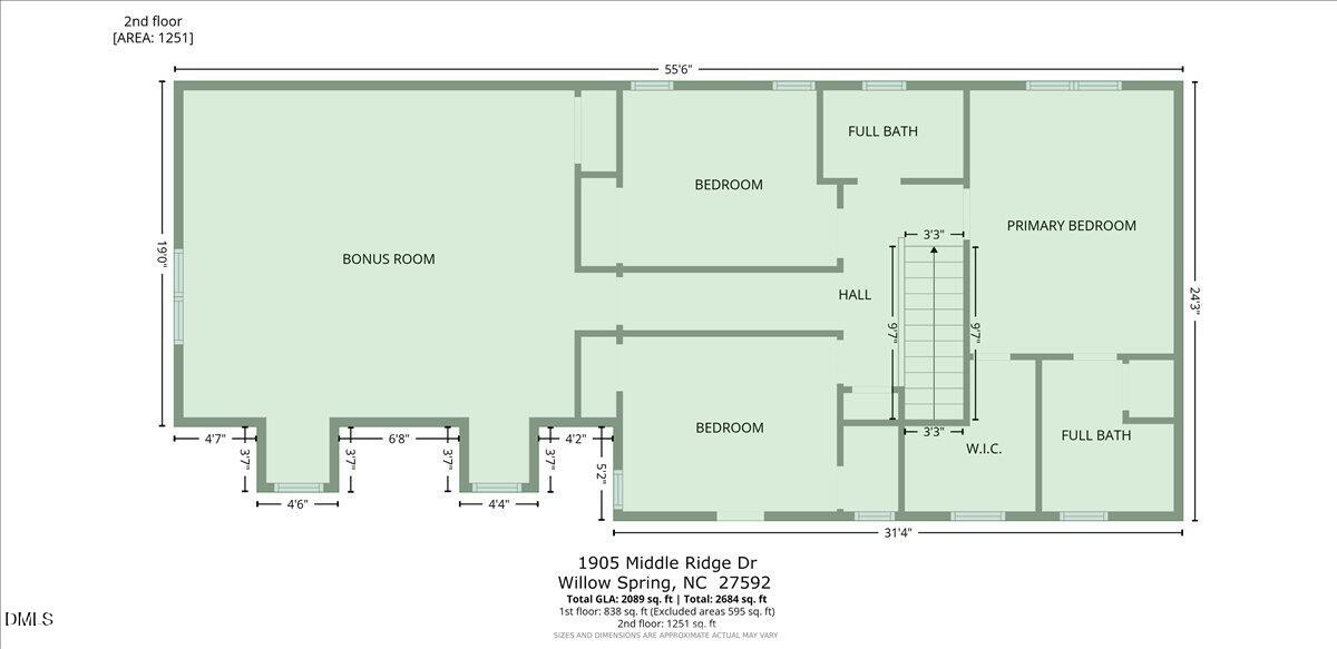 1905 Middle Ridge Drive Willow Spring, NC 27592 - Photo 41 of 44 50-1905 Middle Bridge Dr Floor Plan-2