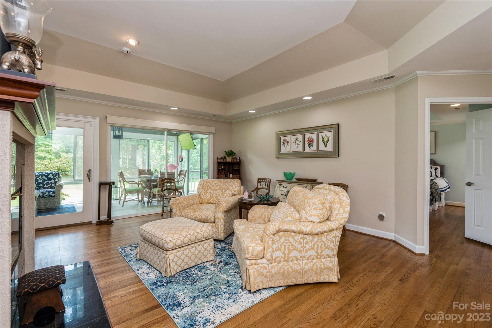92 Fairway Ridge, Unit 8 Clover, SC 29710 - Photo 6 of 34 a living room with furniture and wooden floor